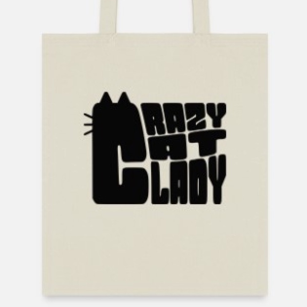 Crazy Cat Lady tote bag